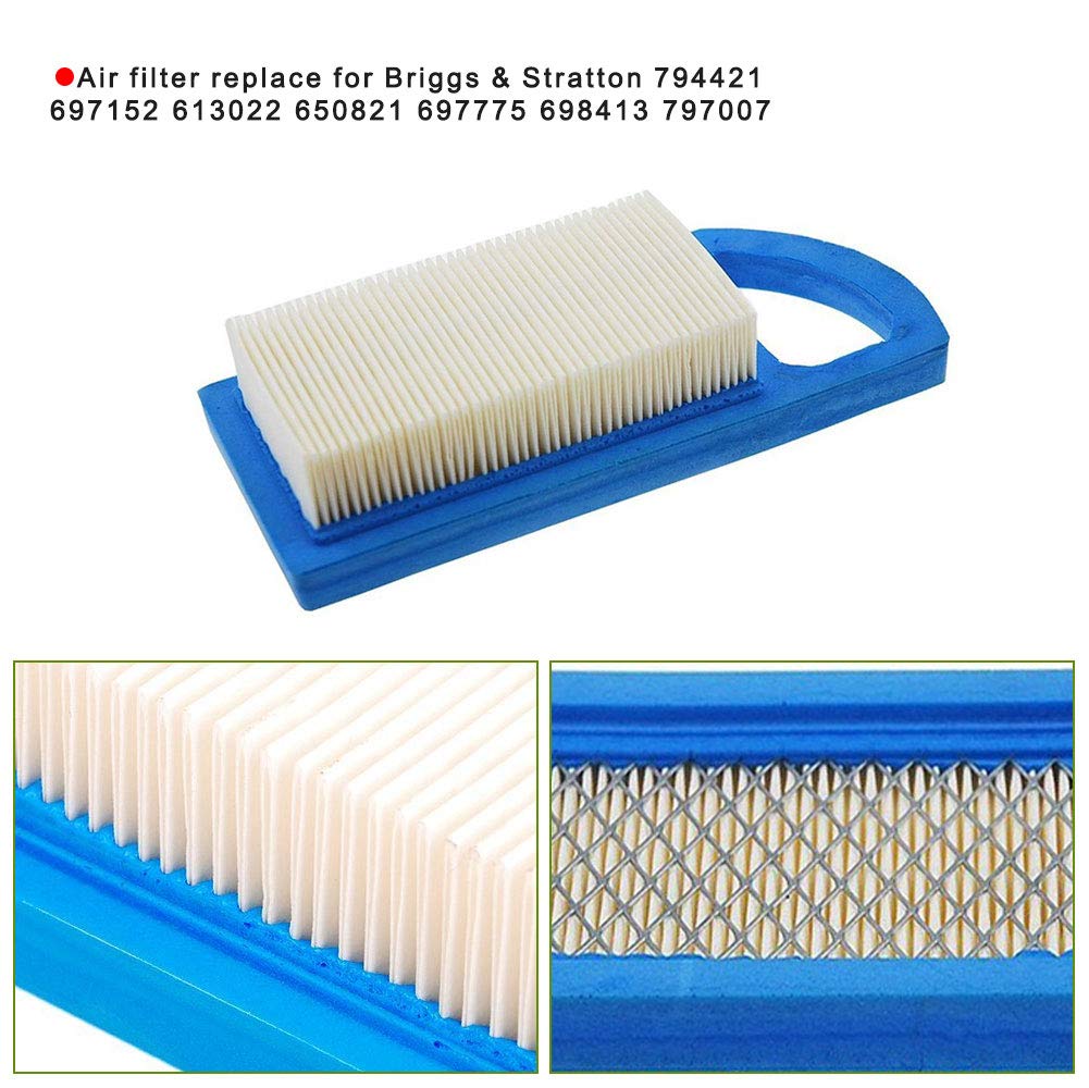 HIFROM Air Filter with 697292 Pre Filter Spark Plug Replacement for Engines 794421 697152 613022 650821 697775