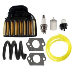 HURI Air Filter Fuel Line Tune-Up Kit for 537255701 Husqvarna 455 455E 455 Rancher 460 Rancher 461 Gas Chainsaw 537255703 537255702