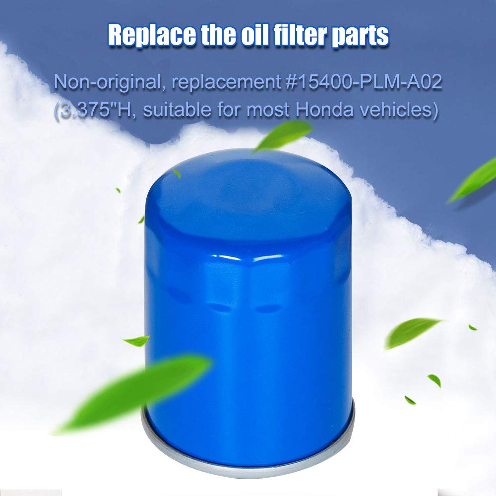 HIFROM Replacement Oil Filter Compatible with Honda GX610 GX620 GX630 GX660 GX670 GX690 Part # 15400-PLM-A02