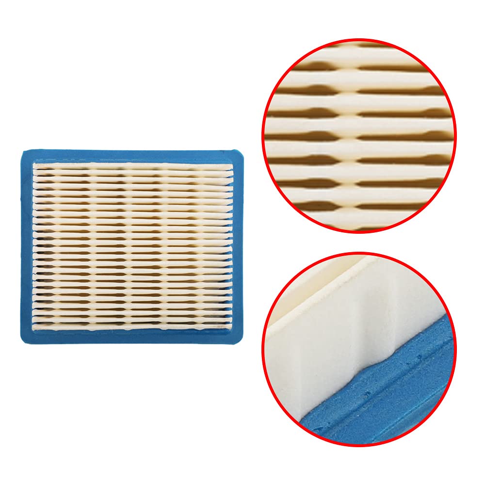 Milttor 36046 Air Filter 36634 Pre Filter for Tecumseh 36046 740061 4 & 5.5 Hp Engines Oh95 Oh195 Ohh50 Ohh55 Ohh60 Ohh65 Vlv50 Vlv55 Vlv60 Vlv66 Vlv126 Engine Lawn Mower Powerwasher Parts Pack of 2