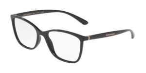 dolce & gabbana dg5026-501 eyeglass frame black w/demo lens 54mm