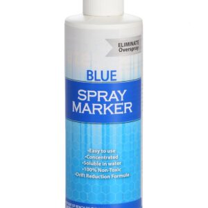 Blue Spray Marker - (8 Ounces) - Weed Spray Dye, Herbicide Dye, Fertilizer Marking Dye, Turf Mark and Blue Herbicide Marker