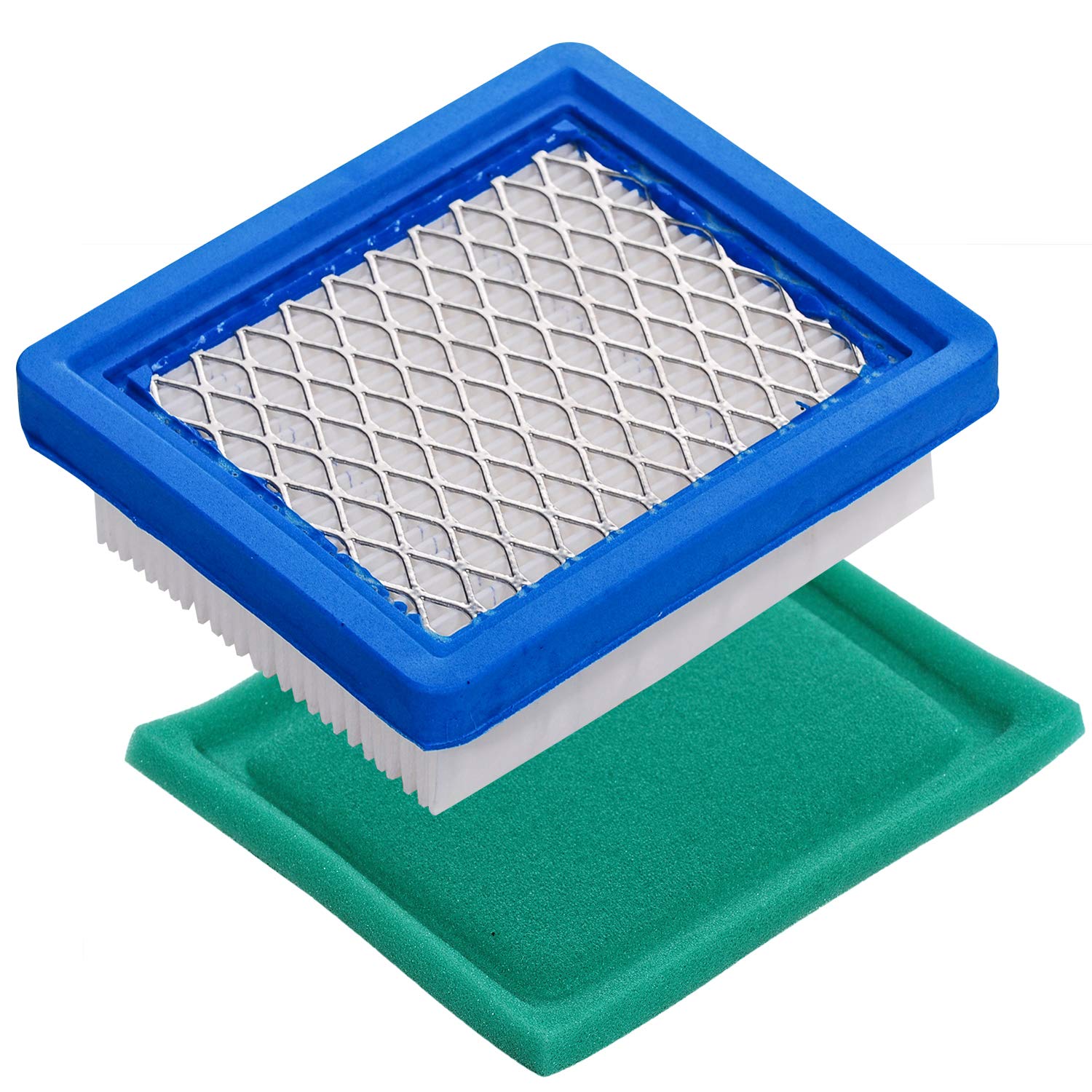 HIFROM 36046 Air Filter with 36634 Pre Filter Replacement for Tecumseh Oh95 Oh195 Ohh50 Ohh55 Ohh60 Ohh65 Vlv50 Vlv55 Vlv60 Vlv66 Vlv126 4 5.5 Hp Engines