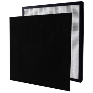 InvisiClean True Hepa Replacement Filter with Activated Carbon Prefilter - Compatible with InvisiClean Aura IC-5018 and Sensa IC-5120 Air Purifiers