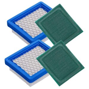 hifrom 36046 air filter with 36634 pre filter replacement for tecumseh oh95 oh195 ohh50 ohh55 ohh60 ohh65 vlv50 vlv55 vlv60 vlv66 vlv126 4 5.5 hp engines