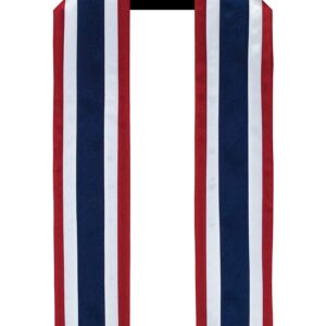 Vision Wear Thailand Flag Graduation Sash/Stole International Study Abroad Adult Unisex