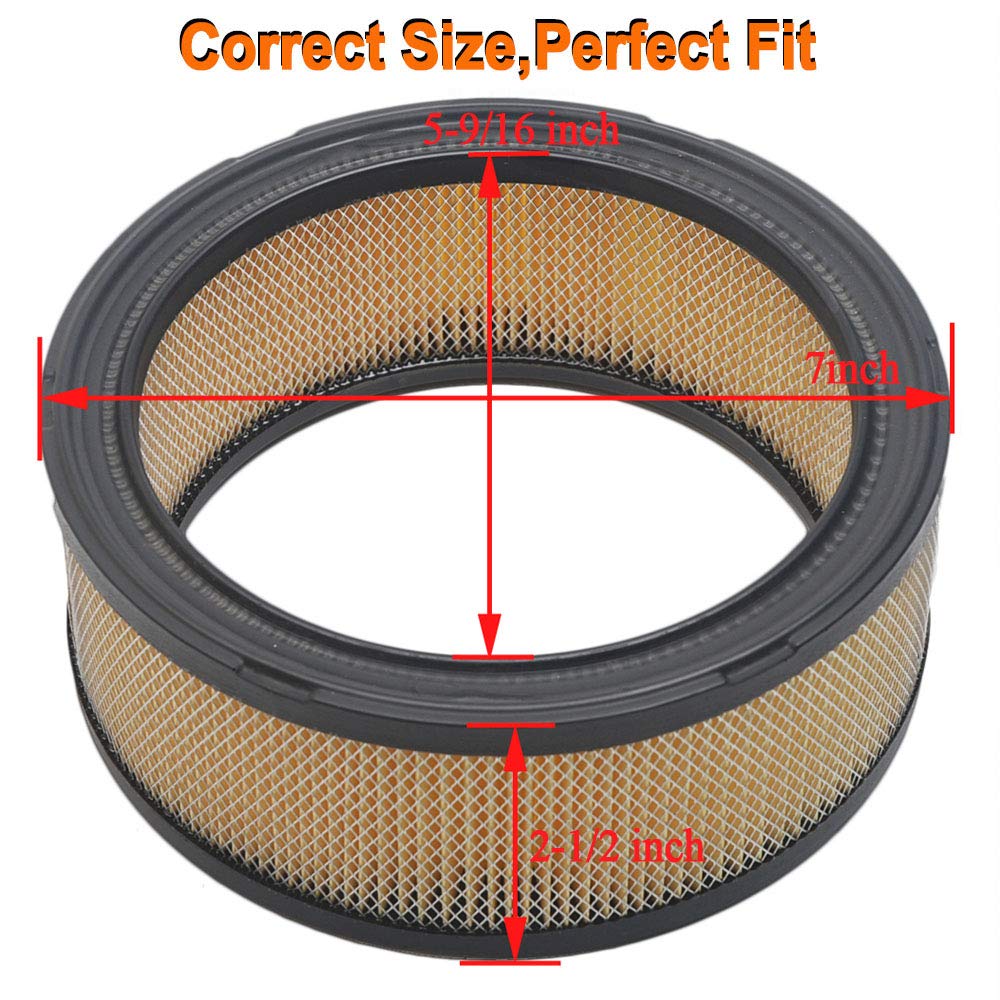 HIFROM Air Filter Compatible with Kohler 47 883 03 John Deere M47494 with Fuel Filter Replace Kohler 25 050 22-S John Deere AM116304 Spark Plug