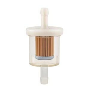 Powtol 691035 493629 Fuel Filter for Briggs Straton 40 micron 1/4 Inline Fuel filter 12hp 17.5hp 27hp 35hp Engines Replace Kawasaki 49019-7001 7-07061 Lawn Mower Replacement Parts (Pack of 3)