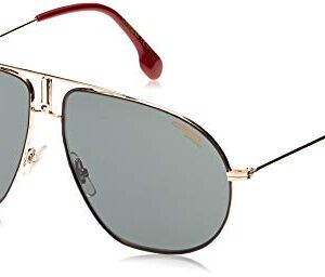 Carrera Bound Pilot Sunglasses, Gold Brown/Green, 62mm, 13mm