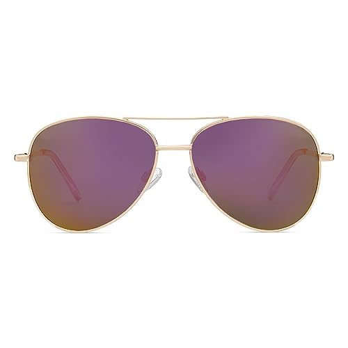 Peepers by PeeperSpecs womens Ultraviolet Reading Sunglasses, Pink/Gold, +2.00