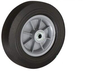 casterhq 10" x 2-3/4" - 2-1/4" offset hub flat free hand truck wheel - 650 lb cap - bore size 5/8" - commercial/industrial application equipment - puncture proof