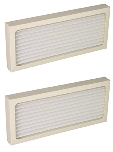 Nispira Air Filter Replacement Compatible with Hamilton Beach TrueAir Ultra Quiet True Air Purifier 04386A, 04383 04385 04384 990051000, 2 Packs