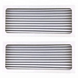 Nispira Air Filter Replacement Compatible with Hamilton Beach TrueAir Ultra Quiet True Air Purifier 04386A, 04383 04385 04384 990051000, 2 Packs