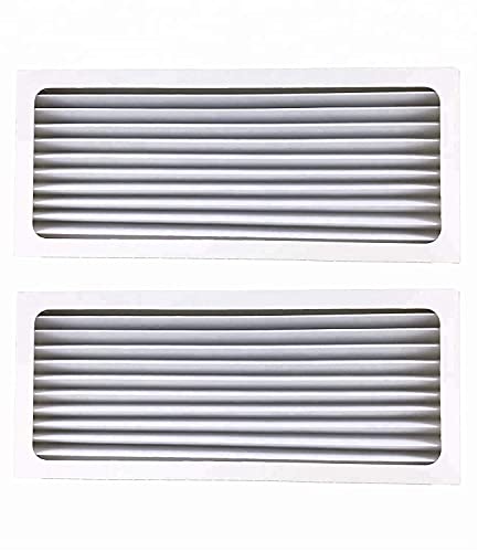 Nispira Air Filter Replacement Compatible with Hamilton Beach TrueAir Ultra Quiet True Air Purifier 04386A, 04383 04385 04384 990051000, 2 Packs