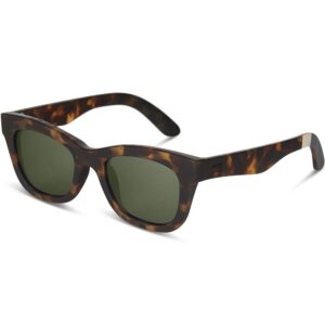 TOMS Women's Paloma Wayfarer Sunglasses, Matt Blonde Tortoiseshell, 51 mm