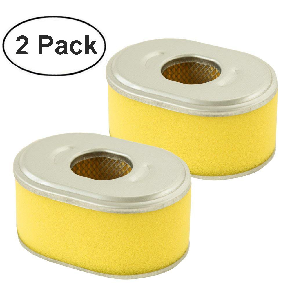 HEYZLASS 2 Pack 17210-ZE0-505 Air Filter, Compatible with Honda GX110 GX120 Engine OEM Air Cleaner and More, Plus Pre Filter