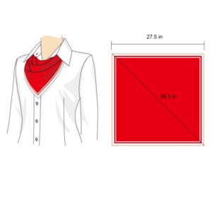 SATINIOR Chiffon Scarf Women Square Handkerchief Lightweight Satin Ribbon Scarf Retro Neck Scarf