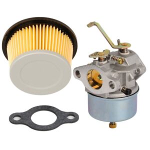 hifrom carburetor air filter replacement for tecumseh 632631 632230 632272 troy bilt chipper vac 47279 47261 tecumseh h30 h50 h60 engines