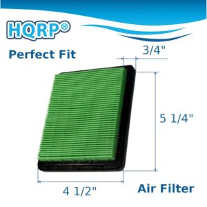 HQRP 2-Pack Flat Filter Cartridge with Pre-Filter Replacement for Honda 17211-ZLA-003, 17211-ZE8-000, 17211-ZL8-023, 17211-z8b-901, GXV57, 003, 013, 023 Cleaner Element for Lawn Mowers