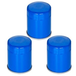 hifrom oil filter compatible with honda gx610 gx620 gx630 gx660 gx670 gx690 part # 15400-plm-a02 (pack of 3)