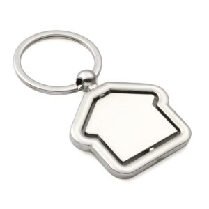 10-Pack Personalized House Design Key Chains 360 Degree Rotational Keychains by OnePlace Gifts