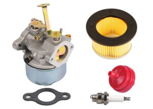 hifrom carburetor air filter compatible with tecumseh 632631 632230 632272 troy bilt chipper vac 47279 47261 tecumseh h30 h50 h60 engines