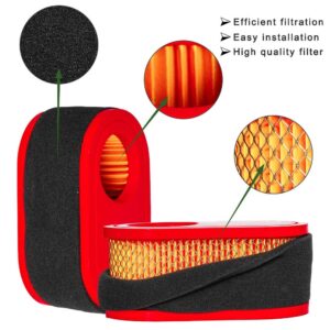 HIFROM Air Filter Pre Cleaner 951-12260 Replacement for MTD 178-L0 4P90JU 4P90HU 4P90MU Engine Troy-Bilt LS27 LS33 TB30 TB30R TB33LS TB42 TBWC33XP Lawn Tractor Mower (2 Pack)