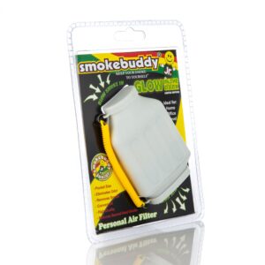 Smoke Buddy Junior Personal Air Filter, Glow White in Dark