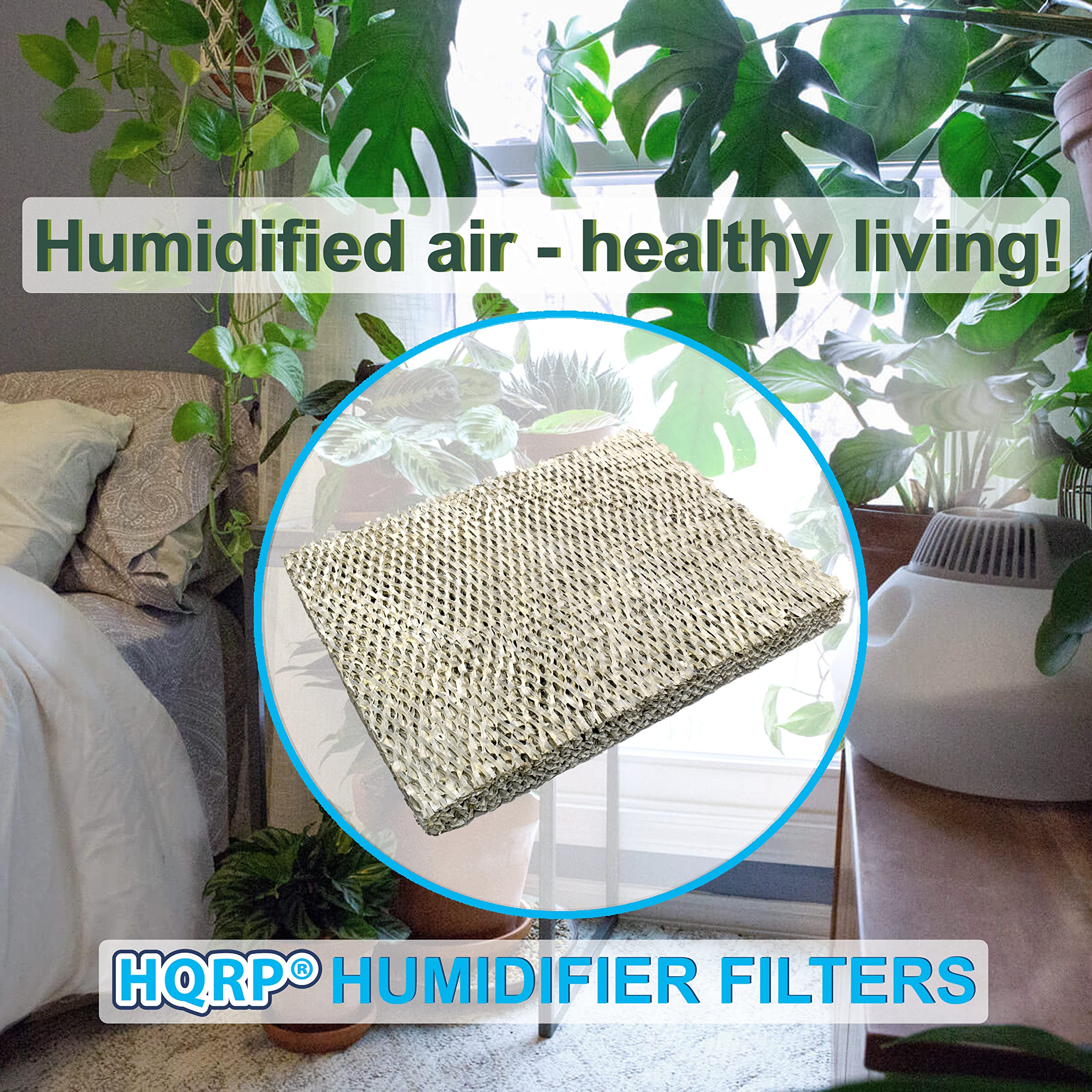 HQRP 2-Pack Water Filter compatible with Trane/American Standard BAYPAD02A1310A; HUMD300A / HUMD500A / THUMD300ABA00B / THUMD500APA00B Humidifiers 10"x13"