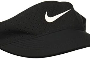 Nike Aerobill Visor Black/White One Size