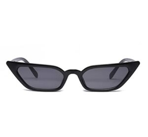 w&y ying small cat eye sunglasses for men and women skinny retro frame y2k shades trendy fun fashion glasses