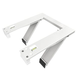 qualward air conditioner bracket window ac support brackets - heavy duty with 2 arms, up to 180 lbs for 12000 to 24000 btu ac units