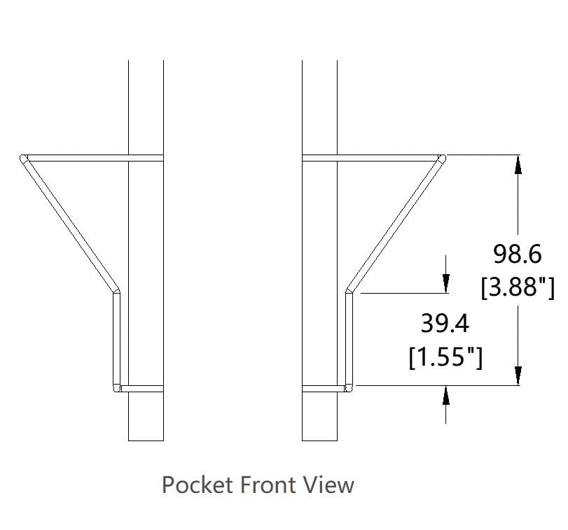 64 Adjustable Pockets Display Rack 5x7 7x5 up to 9.3" Wide X 8" Tall Cards, 1.27" deep Pockets, Double Tier Greeting Post Card Christmas Holiday Spinning Rack Stand Black 11603-BLACK-NPF