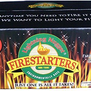 Lightning Nuggets AN100-2 200 Count Fire Starters, Tan (Pack of 200)