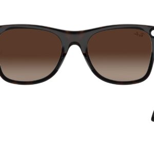 Ray-Ban Rb4440n Blaze Wayfarer Square Sunglasses, Light Havana/Brown Gradient Dark Brown, 41 mm