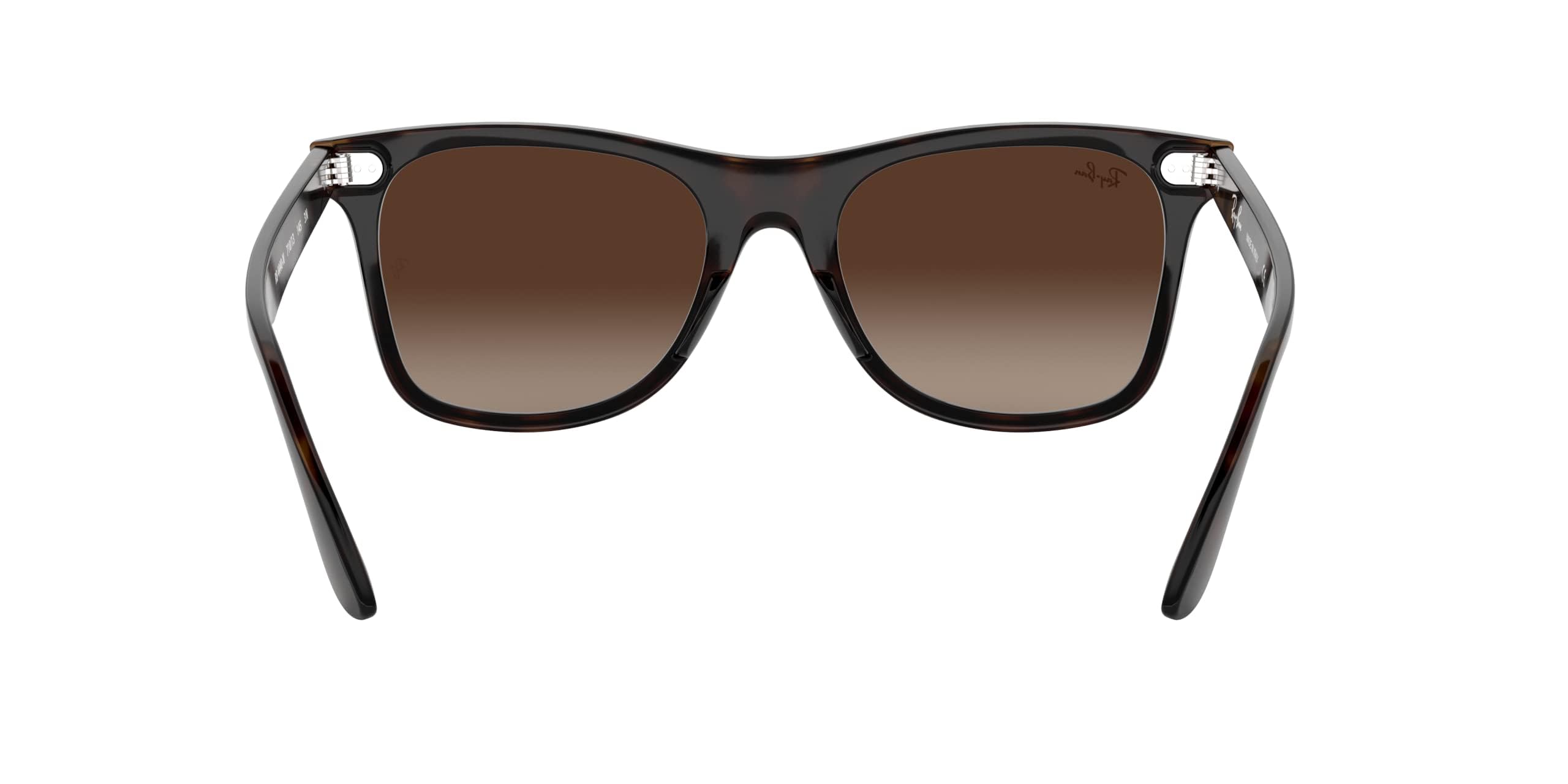 Ray-Ban Rb4440n Blaze Wayfarer Square Sunglasses, Light Havana/Brown Gradient Dark Brown, 41 mm