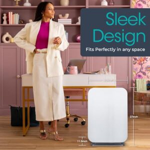 Alen Air Purifier BreatheSmart 75i HEPA w/ Pure Filter for Rooms up to 2600 Sq. Ft. - Perfect for Living Room & Kitchen - Captures Allergens & Dust