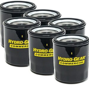 Hydro-Gear 6PK Genuine OEM Hydraulic Oil Filters Replacement for 52114 Ariens 21545100 Bad Boy 063-1050-00 Toro 109-3321 Ferris Snapper 5101026X1 5101026X1SM Gravely 21545100 Hustler 600976