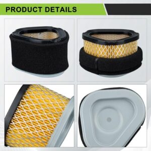 Harbot 12 083 05-S 12 883 05-S1 Air Filter with 12 083 08-S Pre-cleaner Spark Plug for Kohler Command Pro CV11 CV12.5 CV13 CV14 CV15 CV16 Engine JD GY20574 M92359 AM121608 AM123553 Lawn Mower