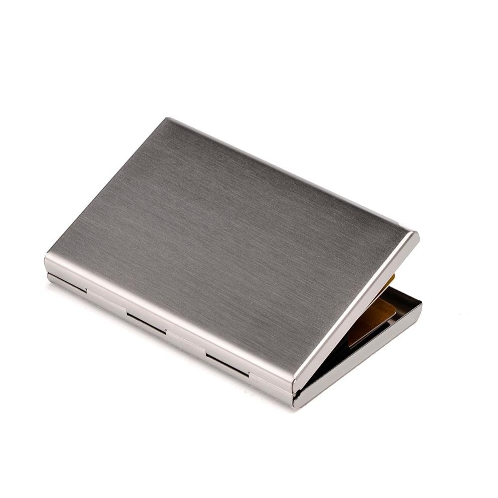 EASTNIGHTS RFID Credit Card Holder Stainless Steel Credit Card Wallet Business Card Holder for Women Men