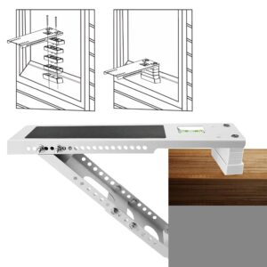 Aozzy Window Air Conditioner Bracket- Universal AC Support Bracket Heavy Duty, Support Up to 165 lbs, Designed for 9000-22001 BTU A/C Units–AC Holder Bracket Fits Single Or Double Hung Windows