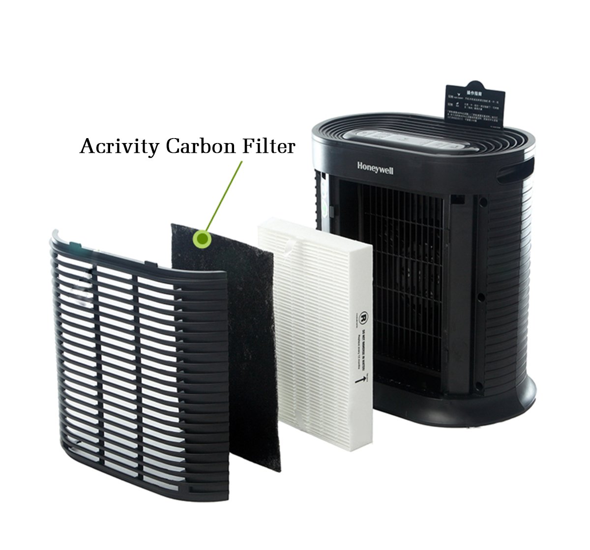 I clean for Honeywell Filter A HRF-AP1 Air Purifiers,2 Pack Carbon Air Purifier Pre-Filter Compatible with Part # 38002, HPA100,200,300 Series Consoles Air Purifiers