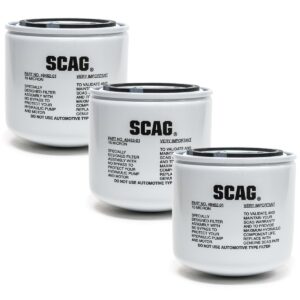 scag 3pk genuine original 48462-01 hydraulic transmission element filters compatible with snapper 7027164yp