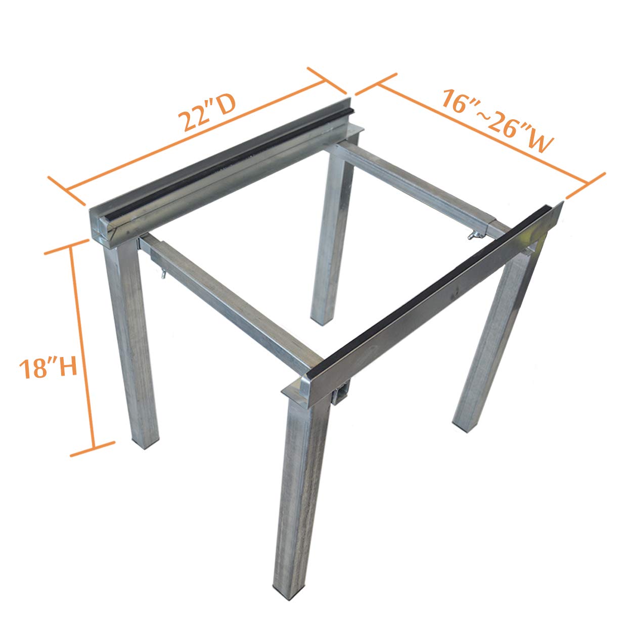 Jeacent Air Handler Stand Heat Pump Base, Gound Stand for Central Air Conditioner Heavy Duty