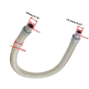 Rannb PVC Water Drain Pipe Hose for Air Conditioner 60cm/ 1.96Ft Length -Pack of 2