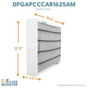 Filter-Monster - MERV 15 Replacement Air Filter Compatible with Bryant/Carrier GAPAAXCC1625 Infinity 16" x 25" Air Purifier - Compatible with Select Air Purifiers