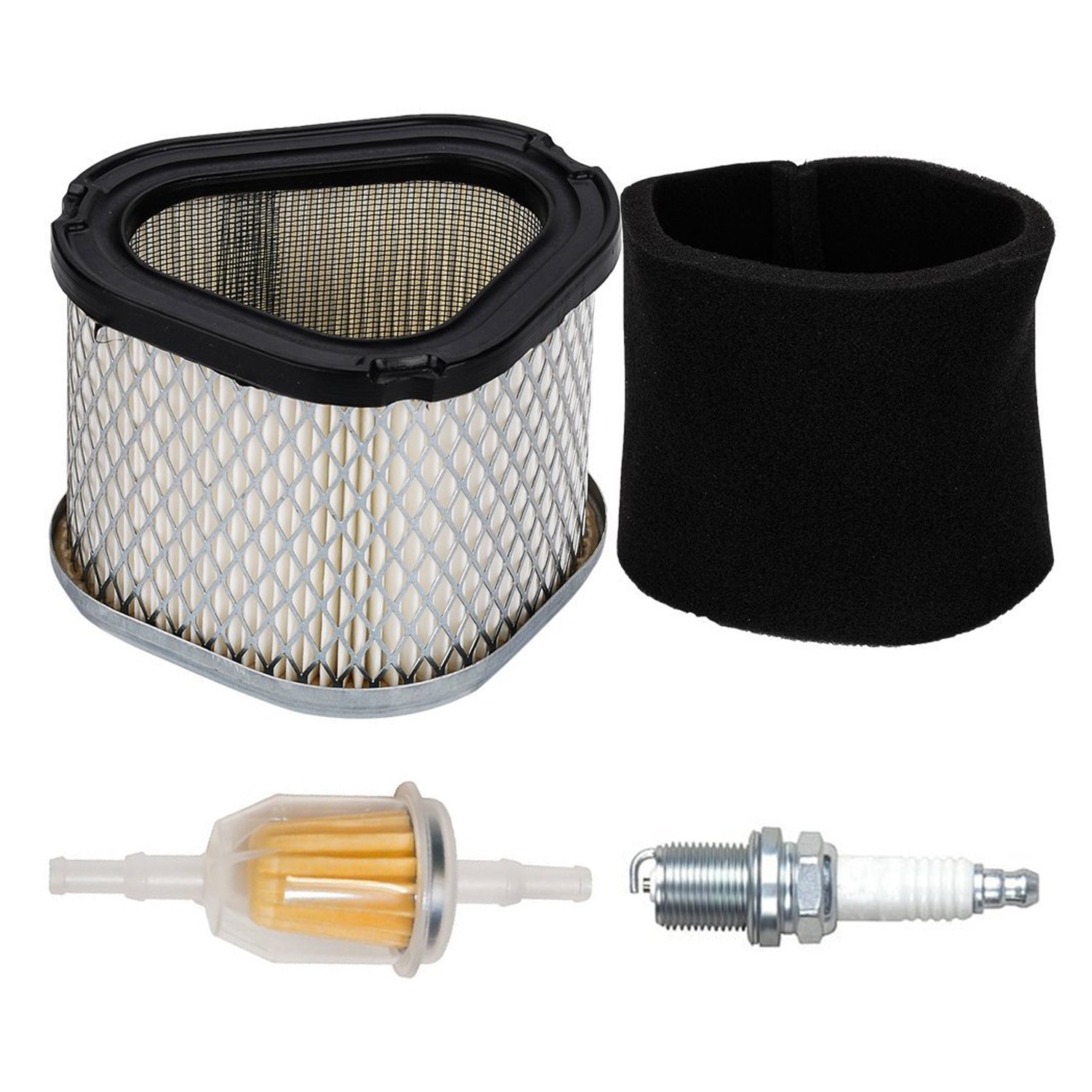 HIFROM 12 083 10-S Air Filter Pre Filter Spark Plug Fuel Filter Replacement for Kohler and Pre Filter 12 083 10-S Command Pro CV11-CV16 CV460-CV493 Lawn Mower