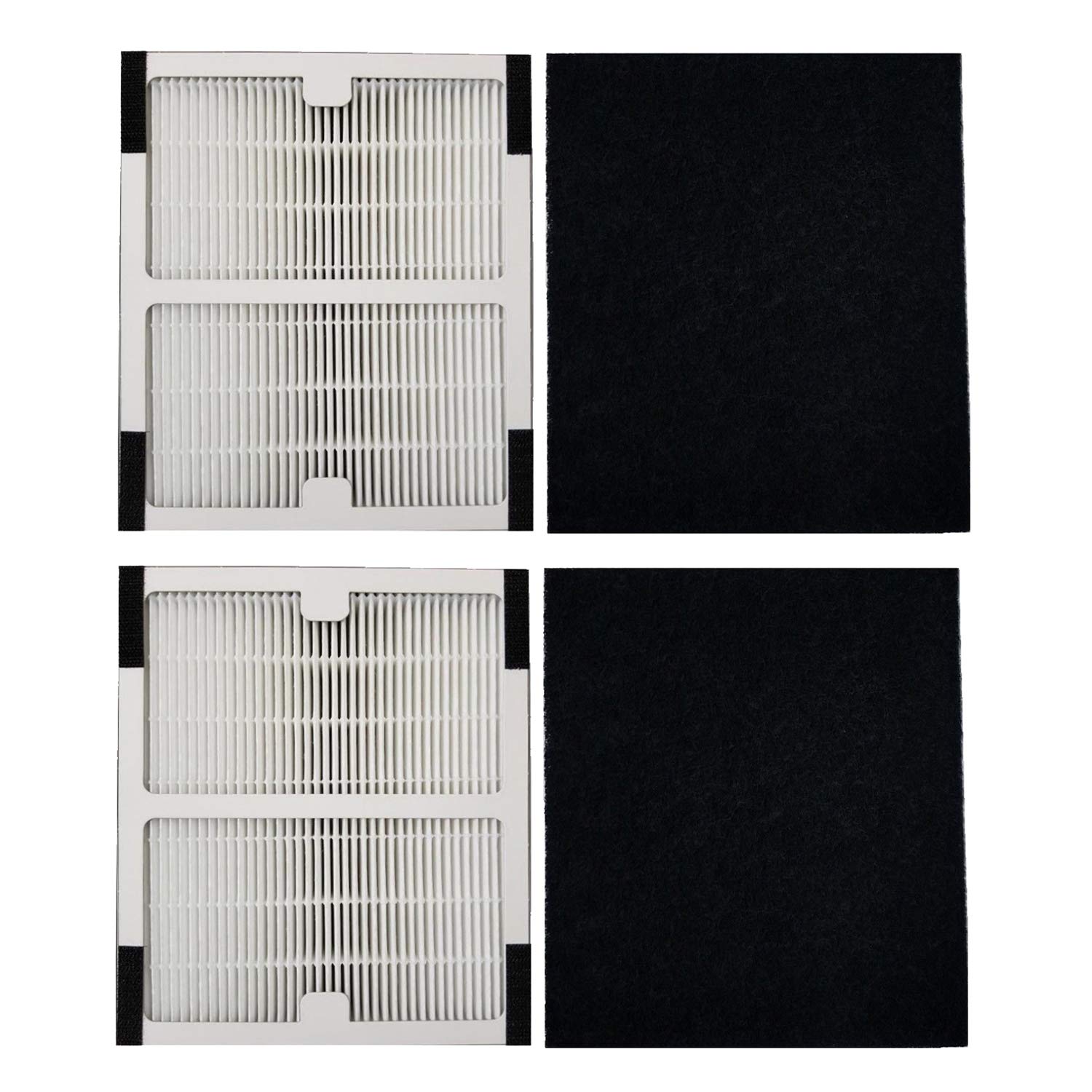 Replacement Idylis Air Purifier Filter A - 2 Pack Hepa & Carbon Filter Set for Idylis Air Purifiers Idylis IAP-10-100 Idylis IAP-10-150, AC-2119, Model # IAF-H-100A, IAFH100A