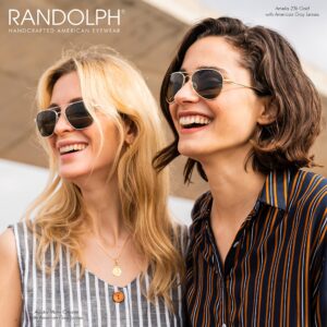 Randolph USA | Amelia Aviator Authentic Sunglasses for Women Non-Polarized 100% UV