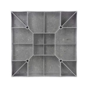 AC Condensing Unit Support Pad 24x24x3 | Equipment Support Pad | Generator Pad for HVAC Units, Generators, AC Condensers, Air Conditioners, Beehives & More | 100% Recycled Plastic AC Condenser Pad